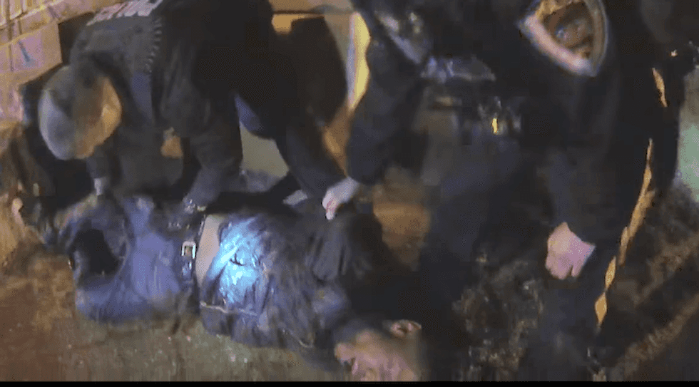 WATCH: White NJ cop brutalizes screaming handcuffed man -- and brags about it