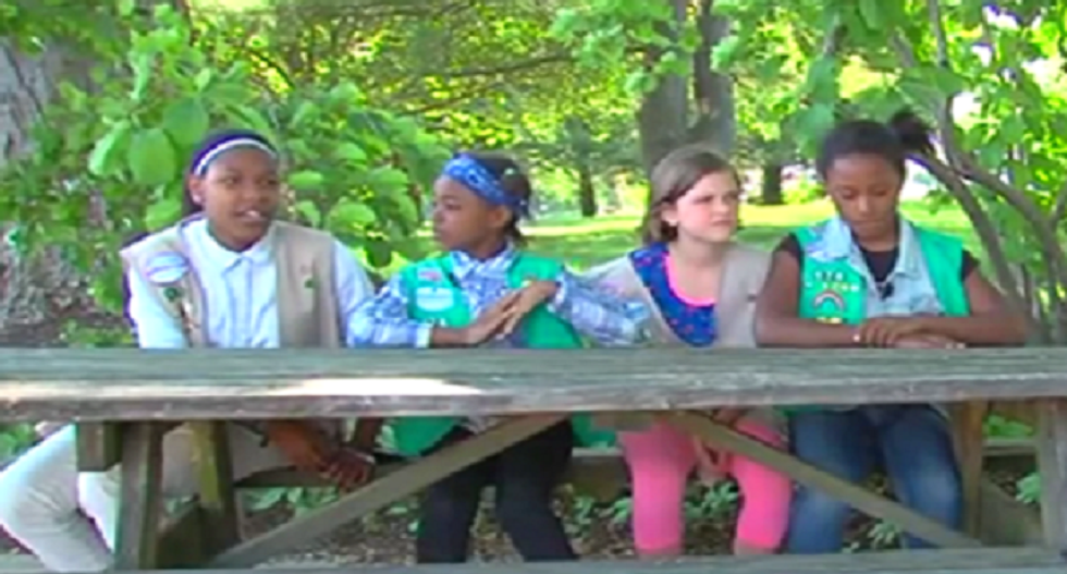 Adults taunt Girl Scouts with racist insults for speaking out against animal abuse at Maryland public meeting