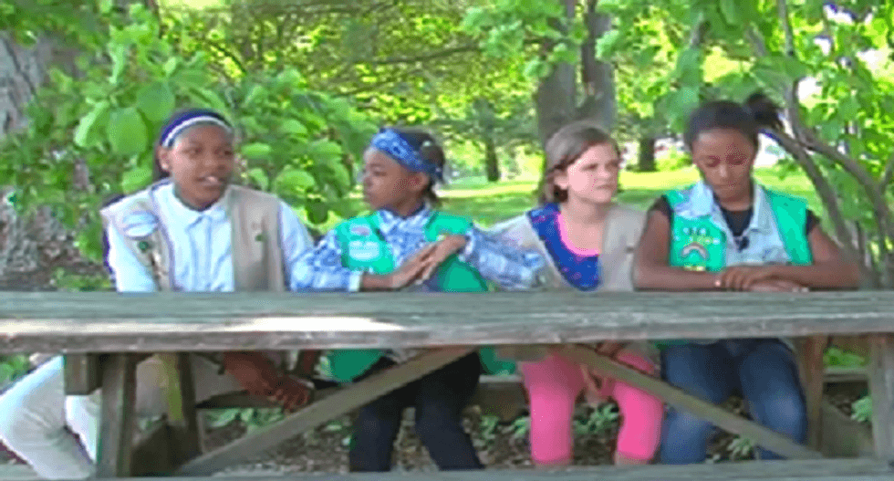 Adults taunt Girl Scouts with racist insults for speaking out against animal abuse at Maryland public meeting