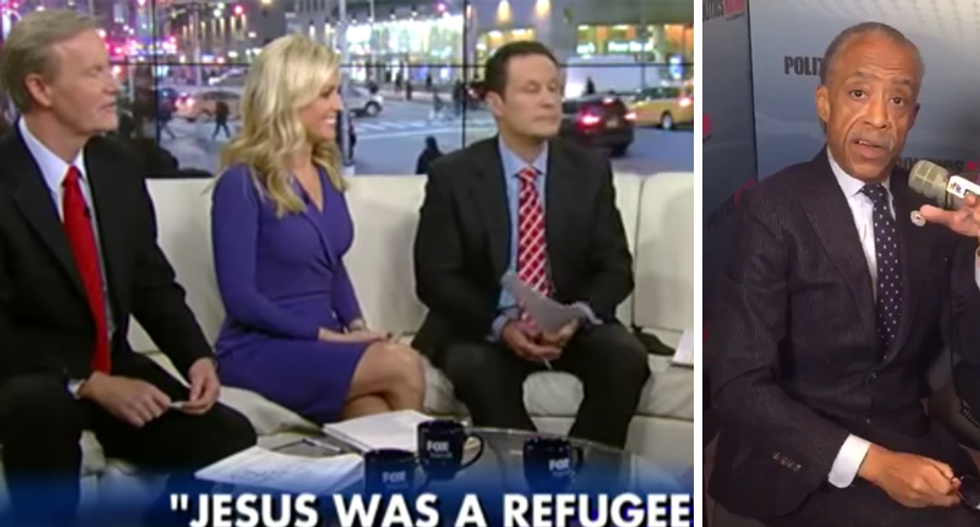 Rev. Al Sharpton schools 'Fox and Friends' hosts who mocked him for calling Jesus a refugee