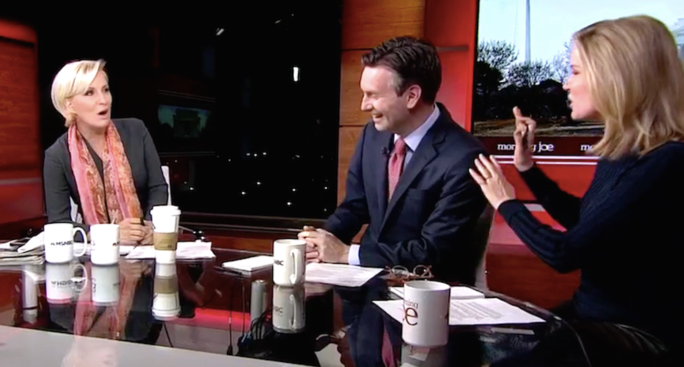 ‘Most painful press briefing ever’: MSNBC’s Mika laughs out loud at Sarah Sanders tap-dancing around Russia