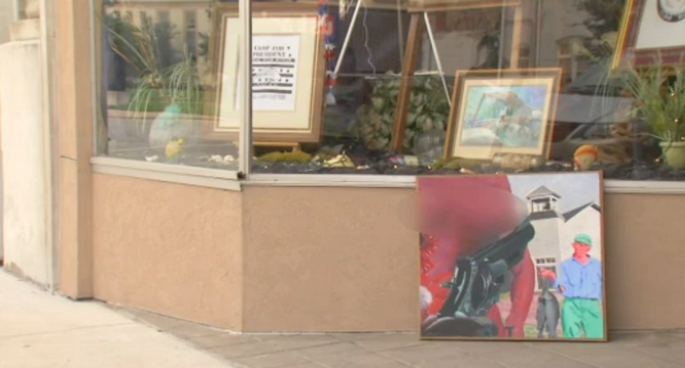 Police chief orders small Iowa art gallery to hide woman's nipples in painting after town outcry