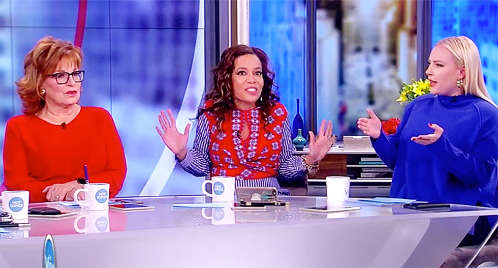 The View's Sunny Hostin calls BS on Melania Trump's cyber bullying campaign: 'She can't control it in her own home'
