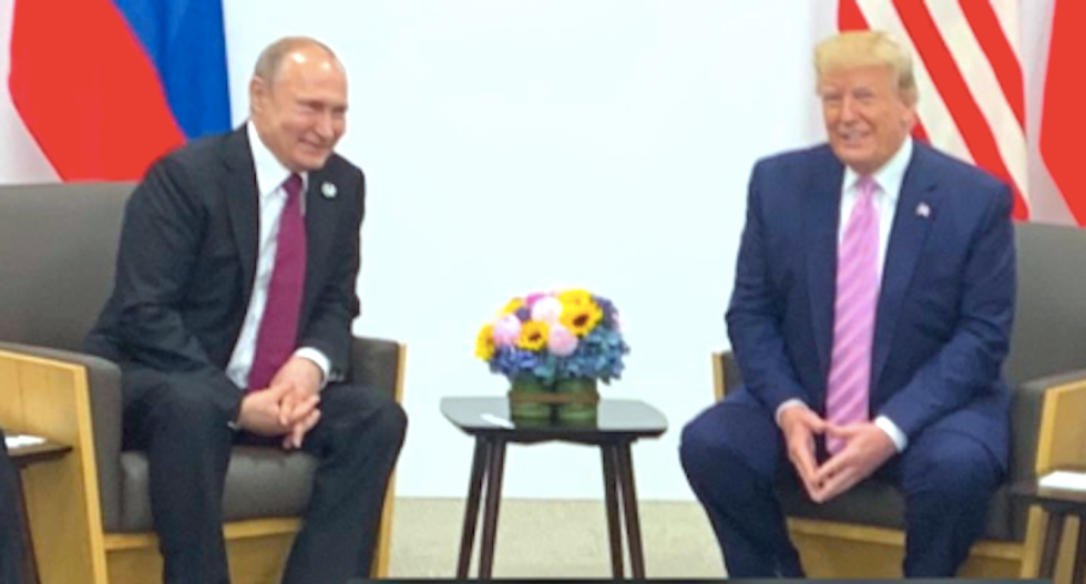 ‘Get rid of them’: Trump and Putin share a laugh over their mutual hatred for journalists
