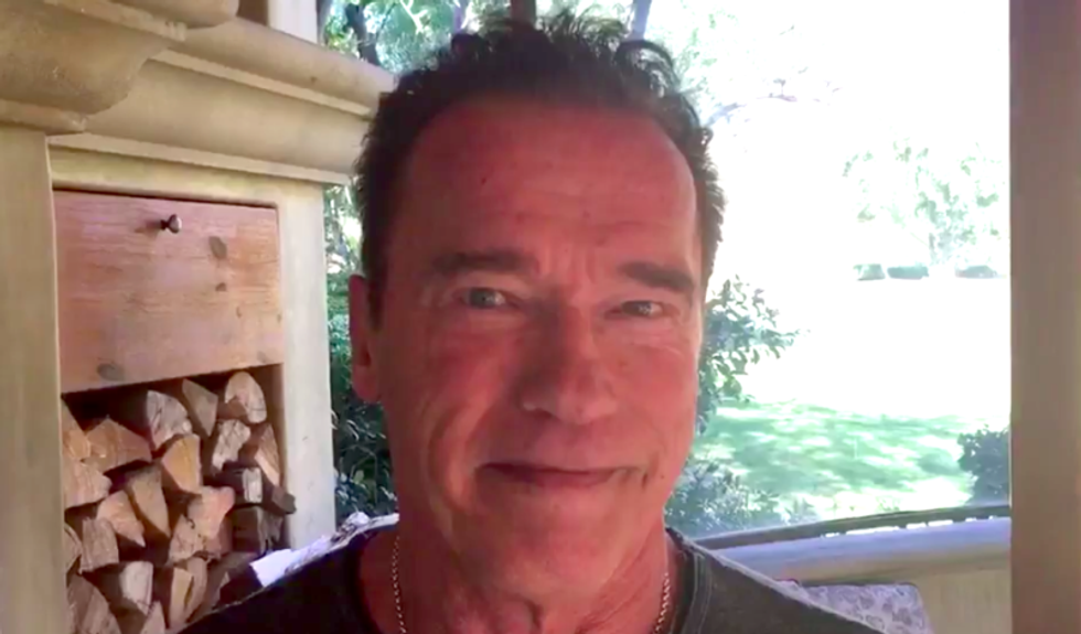 Arnold Schwarzenegger hilariously jabs Trump over petty ‘Apprentice’ boasts at prayer event
