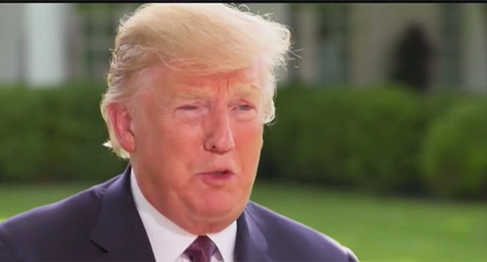 Trump lashes out at reporter after being asked about deaths of Black people from cops