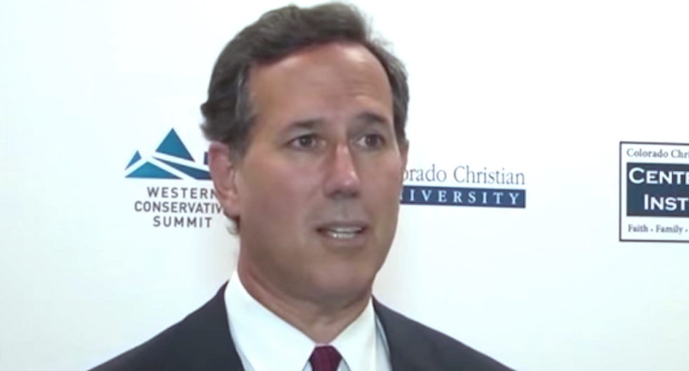 Rick Santorum: Court ruling on marriage equality proves me right about 'man on dog'