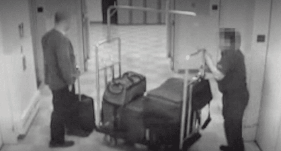 Chilling video shows hotel staffers unwittingly deliver ‘bag after bag’ of weapons for Las Vegas gunman