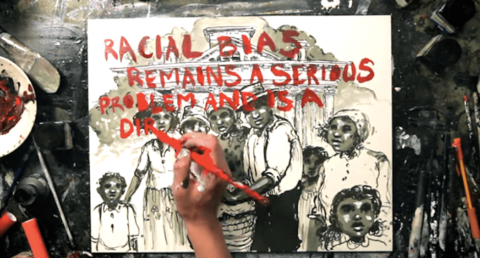 This video illustrates how slavery led directly to today’s mass imprisonment of black Americans