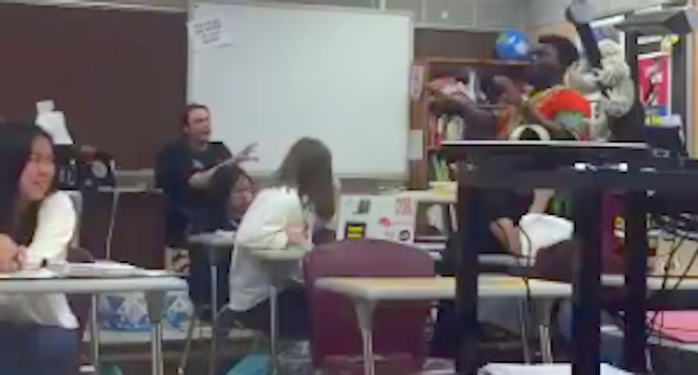 'It’s f*cking racist’: Watch a black teen confront his white teacher who insists on using the N-word