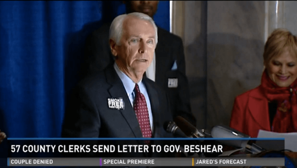 Kentucky governor tells county clerks: Do your jobs or get fired