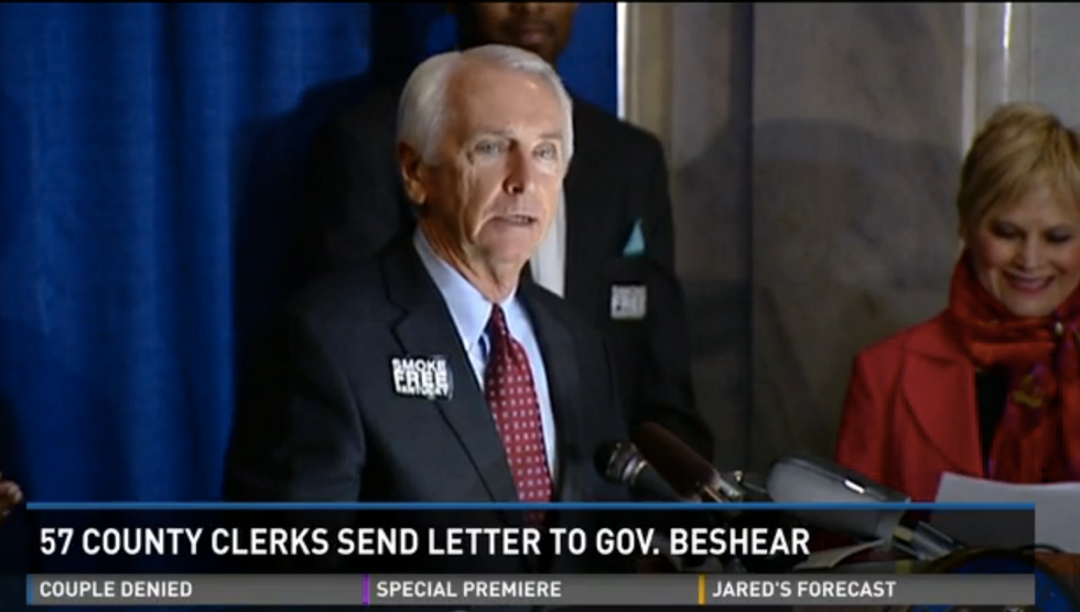 Kentucky governor tells county clerks: Do your jobs or get fired
