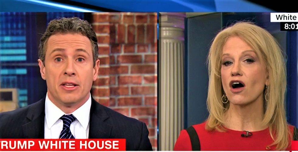 CNN's Chris Cuomo hammers Kellyanne Conway after she blames Joe Biden for not solving opioid crisis