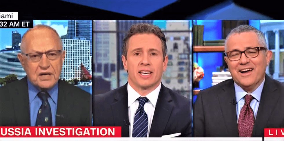 CNN's Toobin slaps down Alan Dershowitz for saying Mueller probe has no merit: 'There have been guilty pleas!'