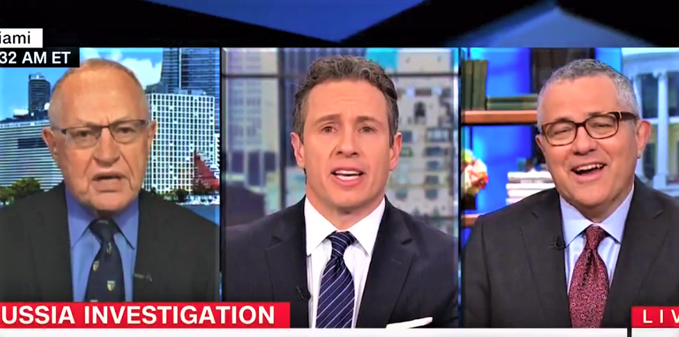 CNN's Toobin slaps down Alan Dershowitz for saying Mueller probe has no merit: 'There have been guilty pleas!'