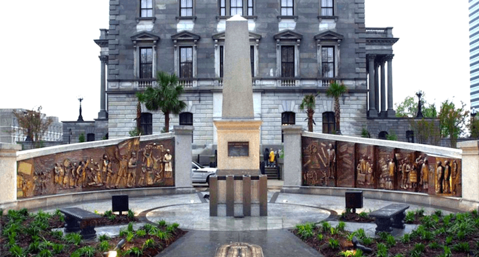 Nearly 40,000 demand South Carolina remove slave memorial because it 'shames' whites
