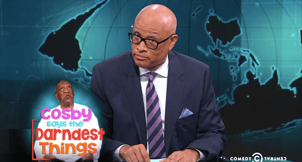 Larry Wilmore slams 'motherf*cker' Bill Cosby for joking about rape: 'You can go f*ck yourself'