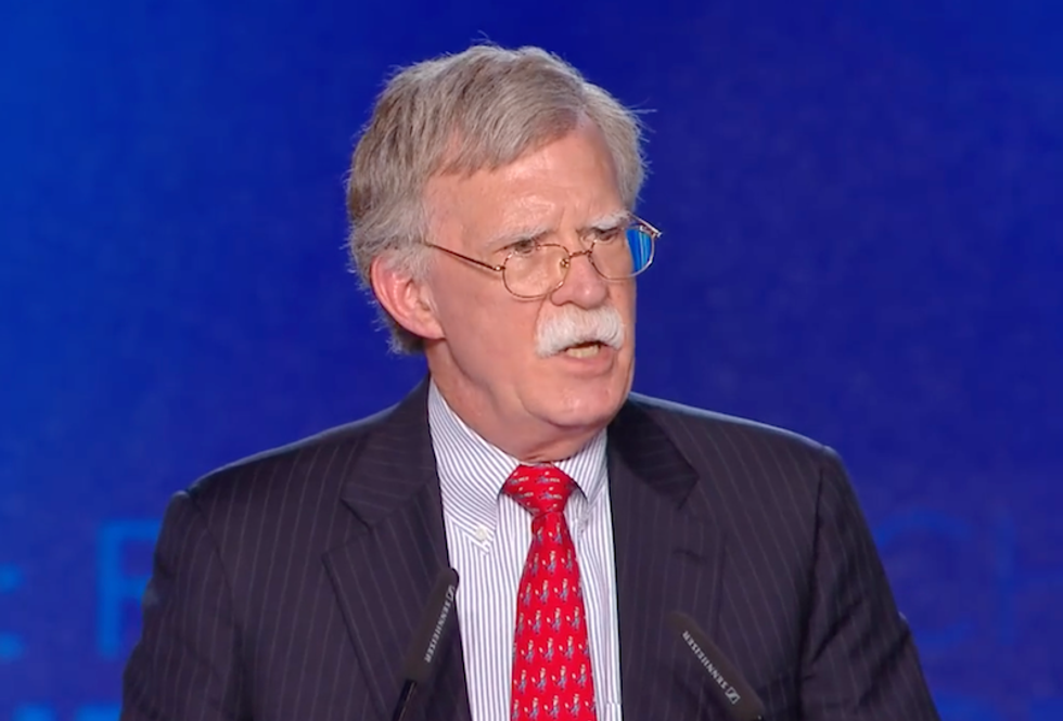 John Bolton advocated 'immediate regime change' in Iran when speaking to terrorism-linked Mojahedin group