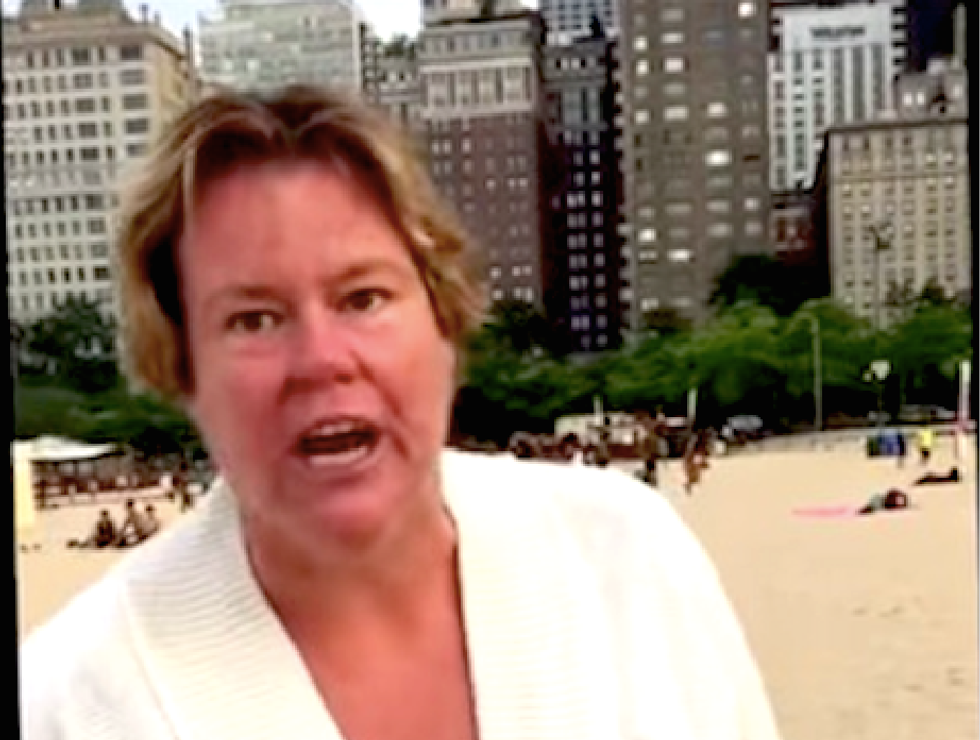 WATCH: Chicago woman shouts N-word at black mom -- then lectures her about the Constitution