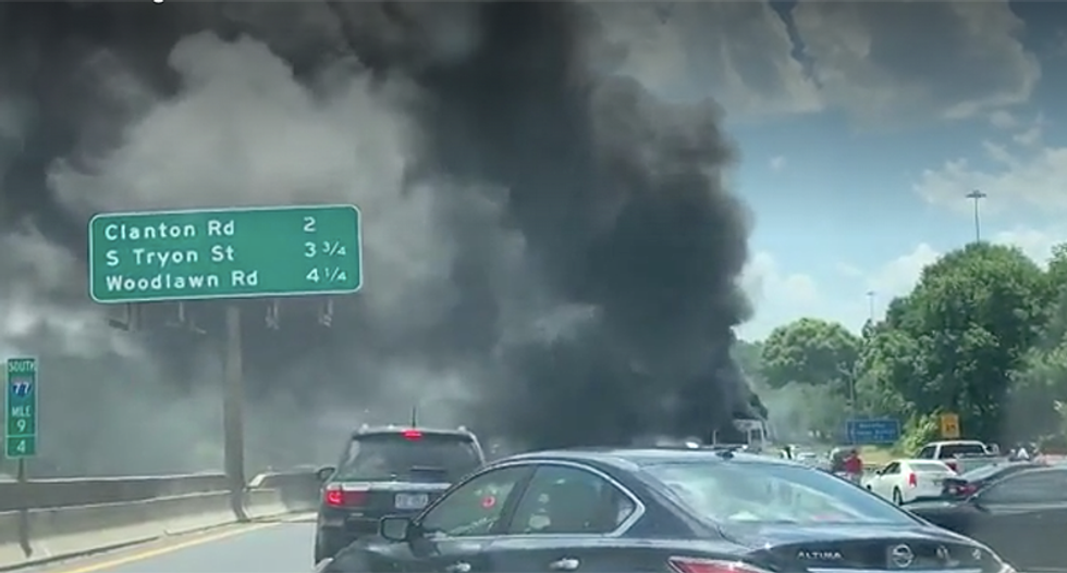 82-year-old North Carolina woman killed after church bus catches fire