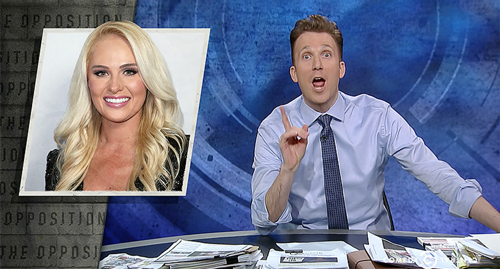 Jordan Klepper hilariously mocks Tomi Lahren after she attacked Parkland students for not 'marching for something'
