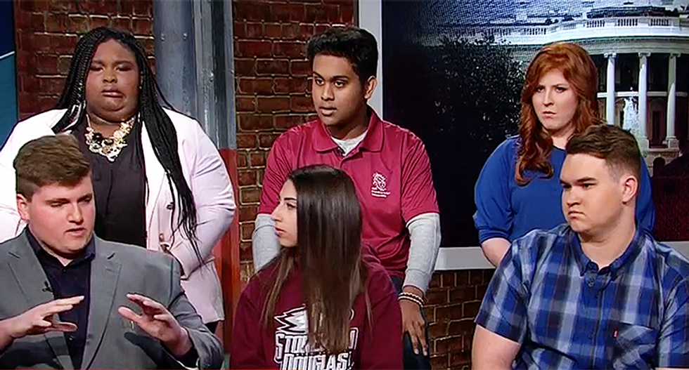 WATCH: CNN panel on gun violence devolves into chaos as Parkland student rails against pro-arms teen