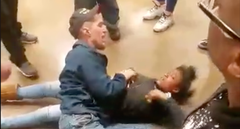 WATCH: White security guard chokes and body-slams black teen girl at Ohio supermarket