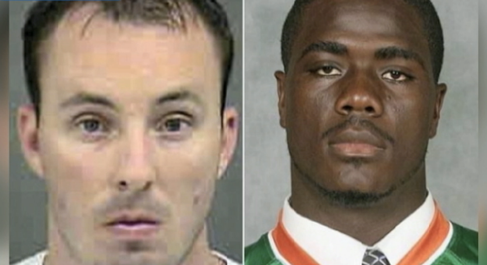Family of black man killed by police find sign for 'racist groups' at shooting site