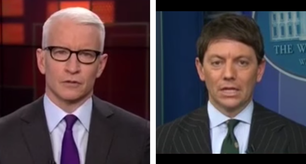 CNN's Cooper shuts down White House spokesman's bizarre claim his Uber driver proves Americans don't care about Russia