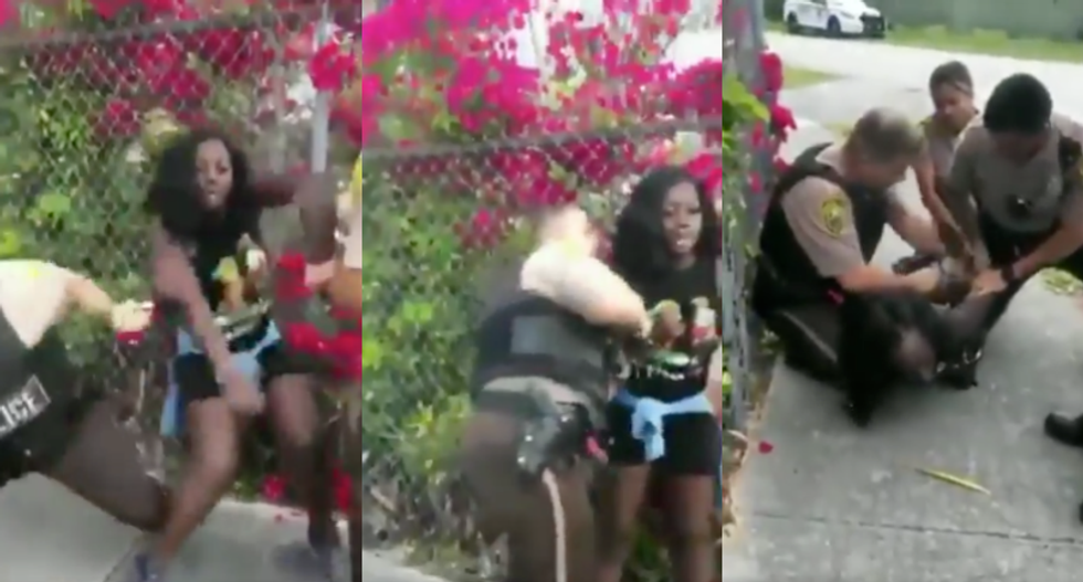 Disturbing video shows Miami police violently arresting a black woman who called them for help
