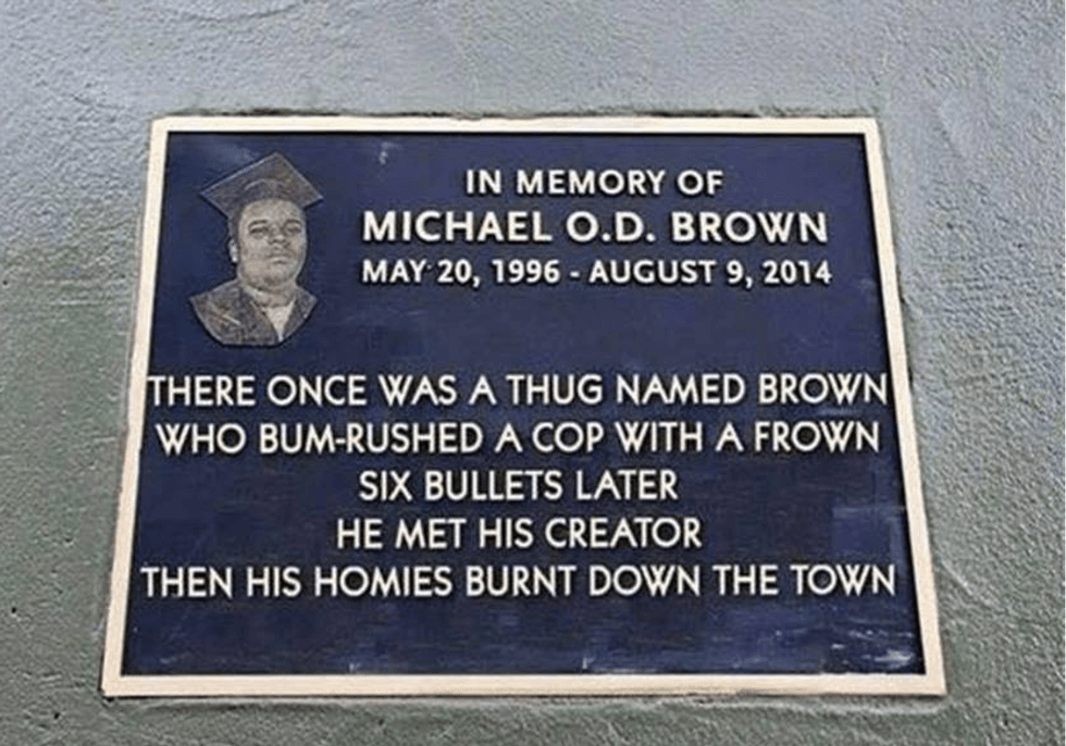 Cops make disgusting online 'memorial' mocking death of Ferguson's Michael Brown