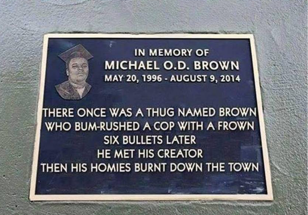 Cops make disgusting online 'memorial' mocking death of Ferguson's Michael Brown