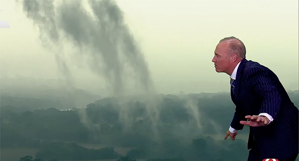 'I've never seen that before': Oklahoma weather stuns meteorologists with bizarre tornado coming from the ground