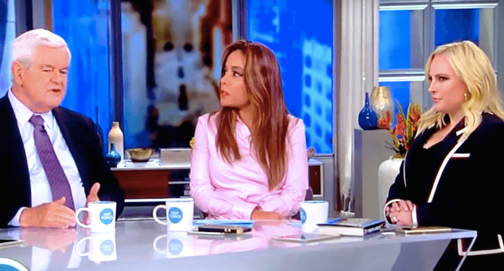 The View’s Sunny Hostin wipes the floor with Meghan McCain and Newt Gingrich on Mueller investigation