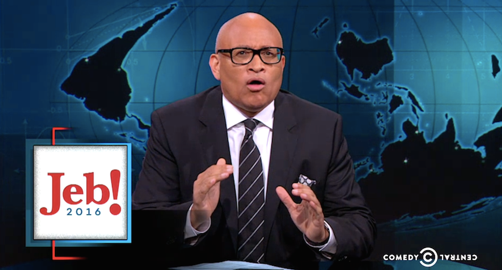 Larry Wilmore destroys Jeb Bush: 'Your brother took a big stinking dump' in Iraq -- and you're blaming Hillary