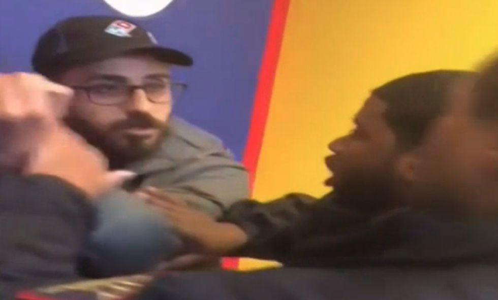 WATCH: New Jersey cops storm Domino’s over late pizza delivery and manhandle manager