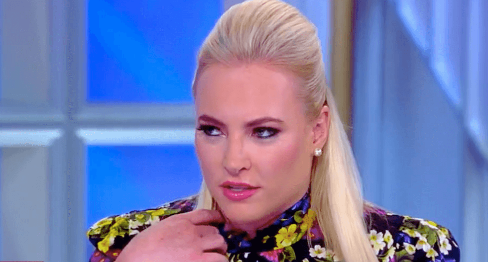 The View’s audience roars with delight as Meghan McCain gets schooled on the evils of Fox News