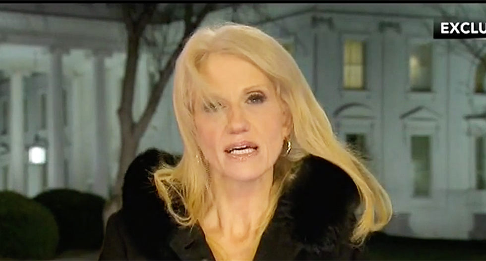 Kellyanne Conway refuses to say if she'll be reprimanded -- and offers 'every woman should have a boss' like Trump