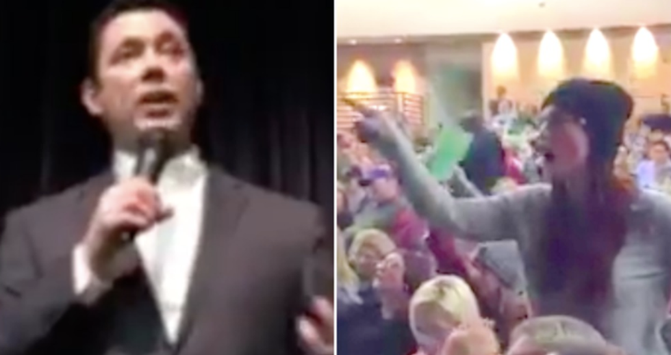 'Do your job': GOP's Jason Chaffetz blistered by angry voters at town hall demanding Trump oversight