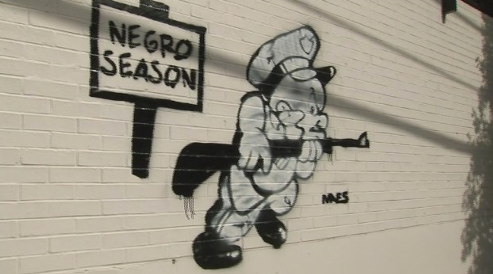 Atlanta residents can't decide whether ‘Negro season’ graffiti is anti-black or anti-police