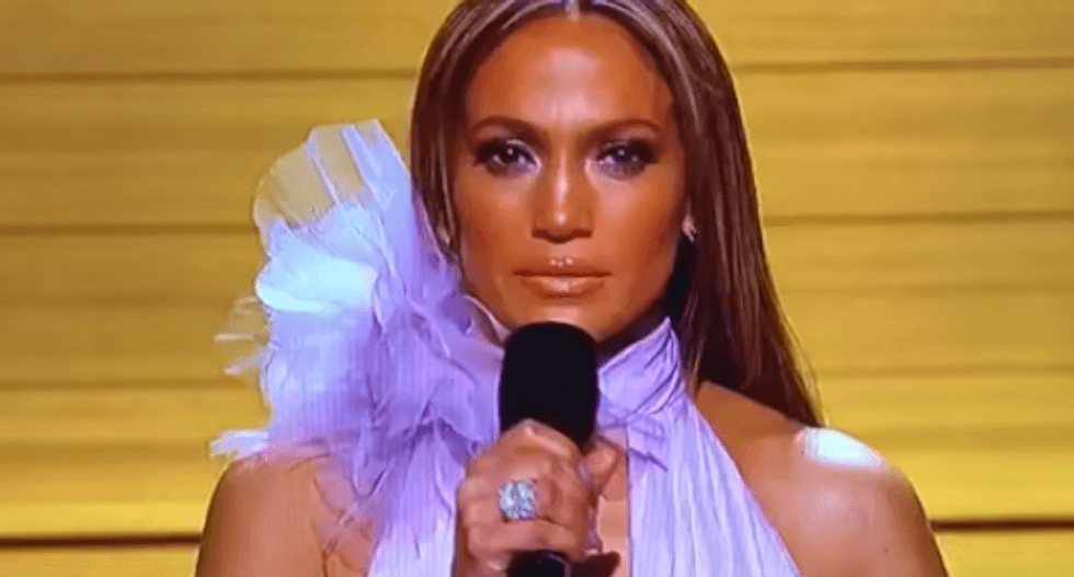 Alex Jones tells Jennifer Lopez to go get 'gang-raped' in Somalia after impassioned Grammy's speech