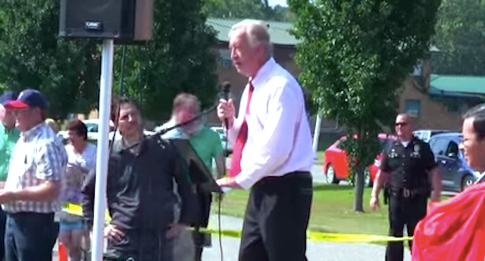 Dixie-singing Kim Davis supporter: ‘The Court has had many opinions — but they are not law’