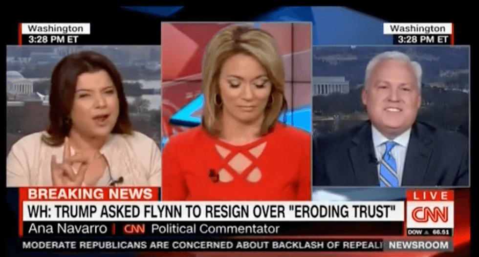CNN screaming match erupts as Ana Navarro battles ex-Bush official over investigating Michael Flynn
