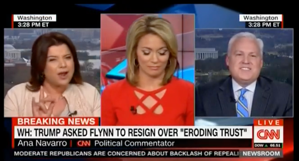 CNN screaming match erupts as Ana Navarro battles ex-Bush official over investigating Michael Flynn