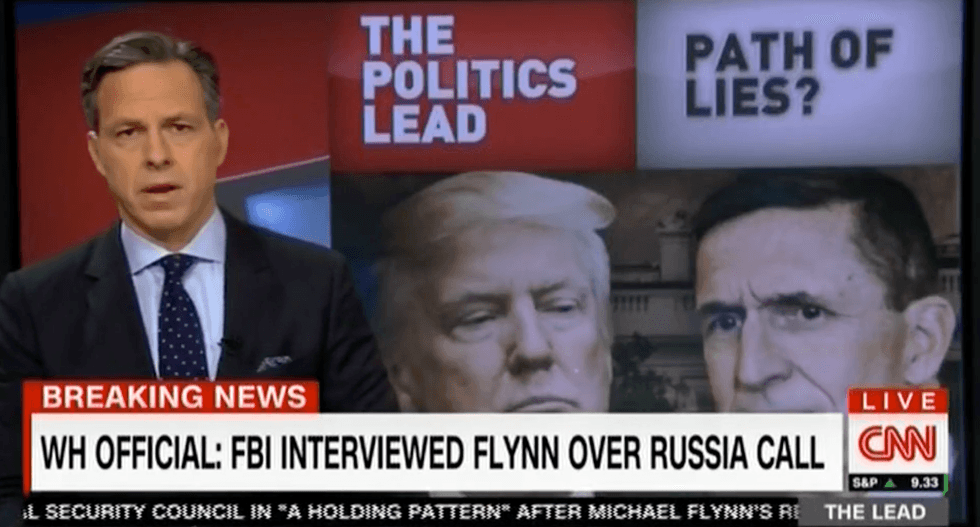 'Might be easier just to tell the truth and stick with it': Tapper nails Trump's ever-changing Flynn tale