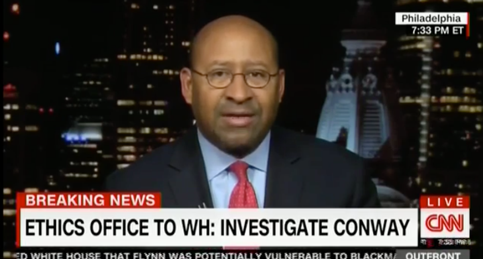 Michael Nutter: Kellyanne Conway should do Trump 'a favor' and follow Flynn out the door