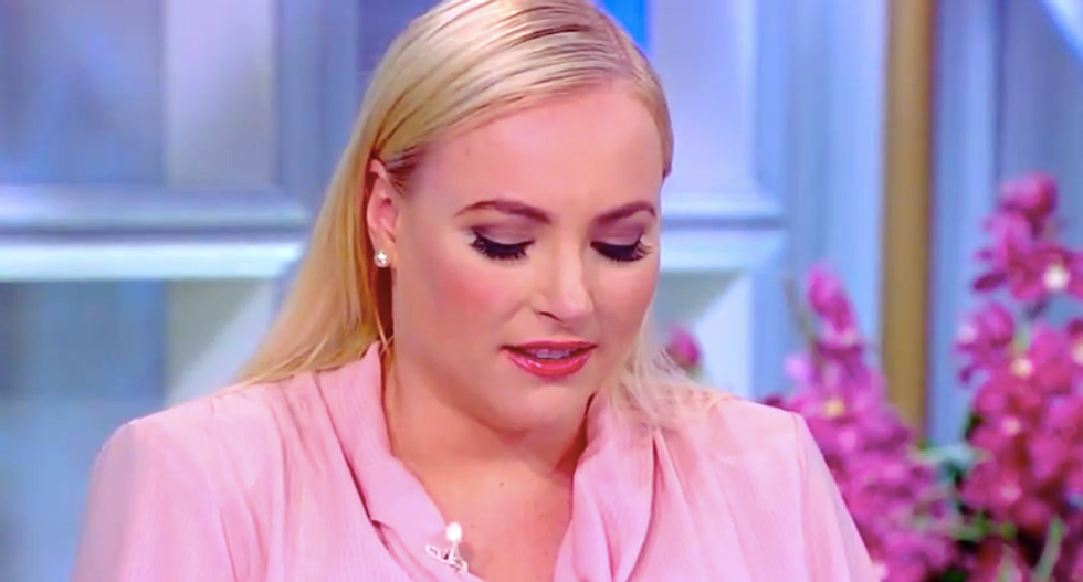 Meghan McCain drowned in laughter after complaining about people leaving White House for reality TV