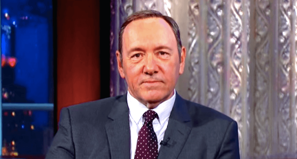 Kevin Spacey makes first public appearance in 2 years in Rome