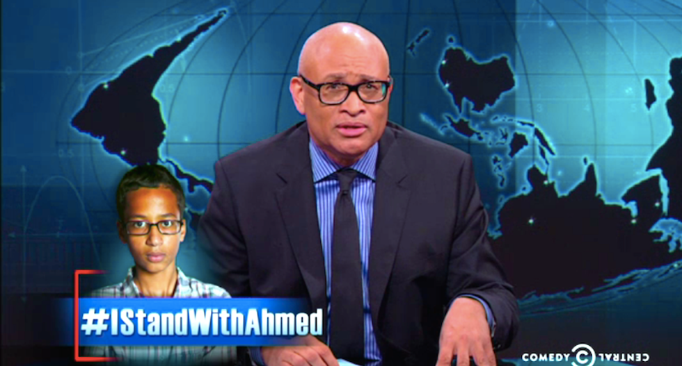 Larry Wilmore ‘gut-punched’ by arrest of fellow ‘nerd’ Ahmed Mohamed: ‘How does he end up in handcuffs?’