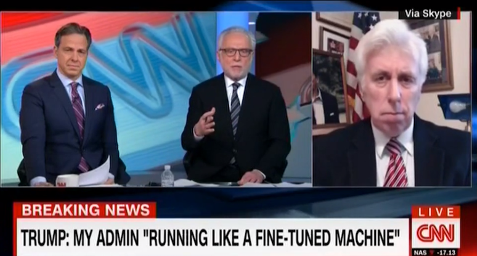 Jeffrey Lord insists Trump presser was ‘relaxed, funny, on point’ — then attacks CNN